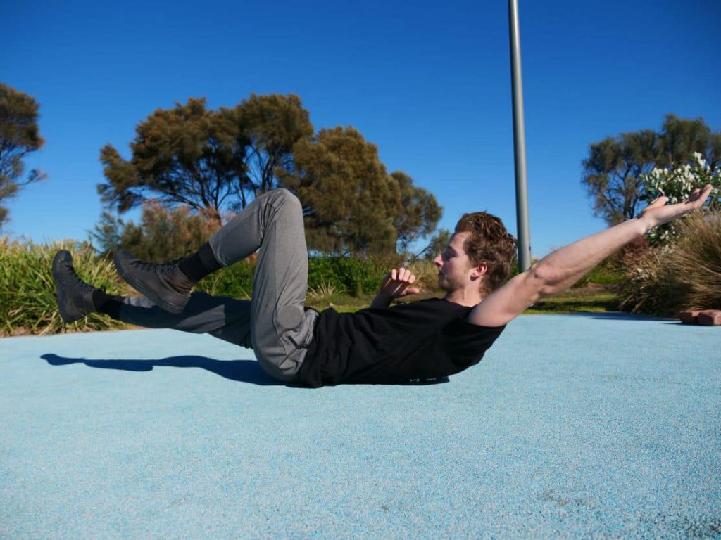 Man exercising outdoor