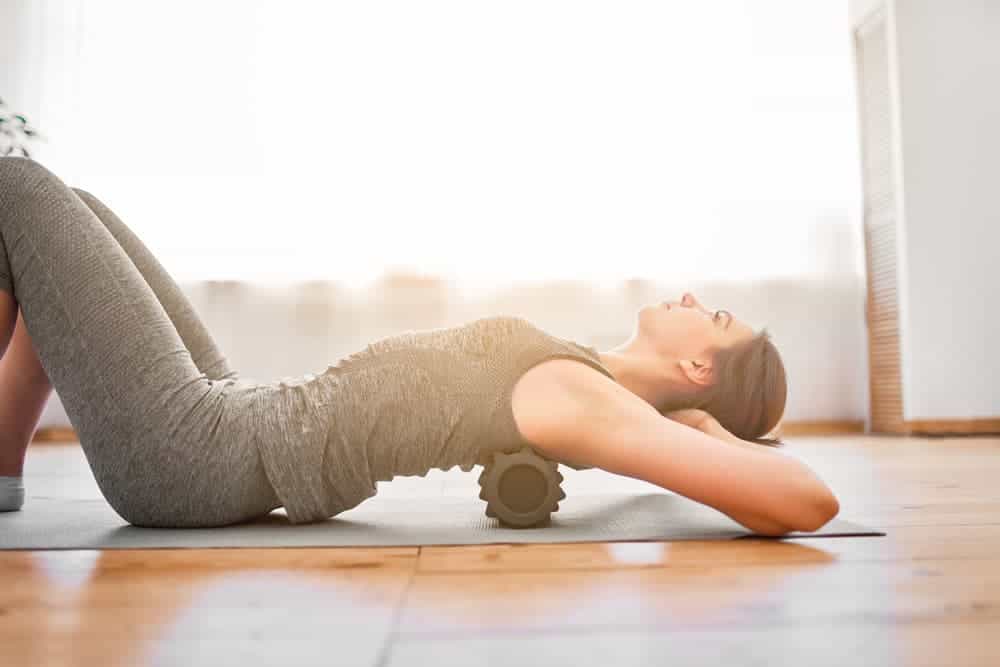 Vibrating Foam Roller Exercise for the Upper Back