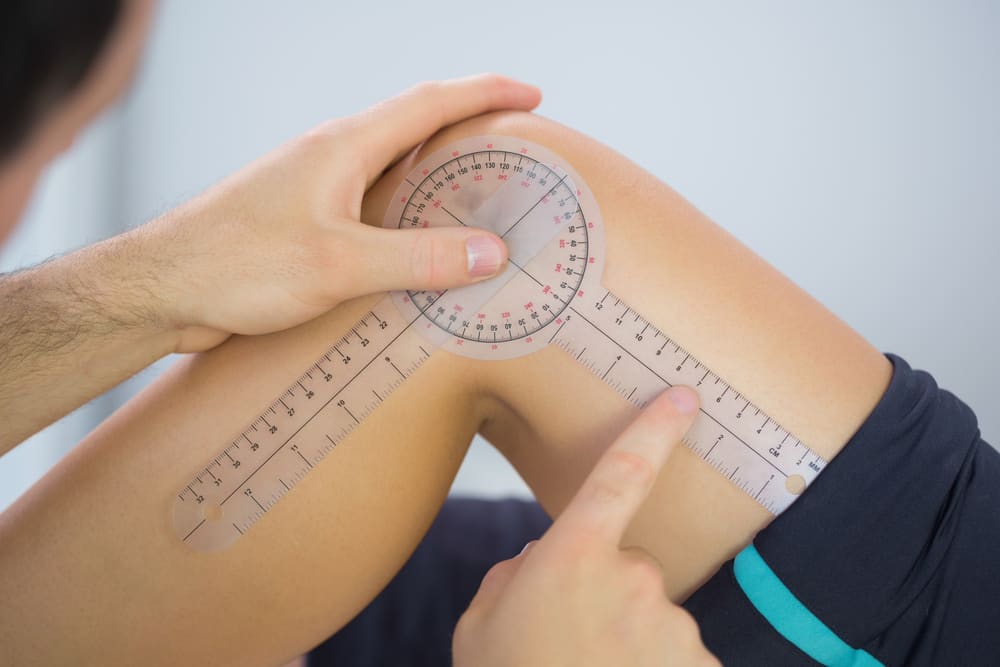 Measuring knee size