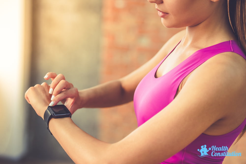 Counts steps after having a vigorous activity using an activity tracker