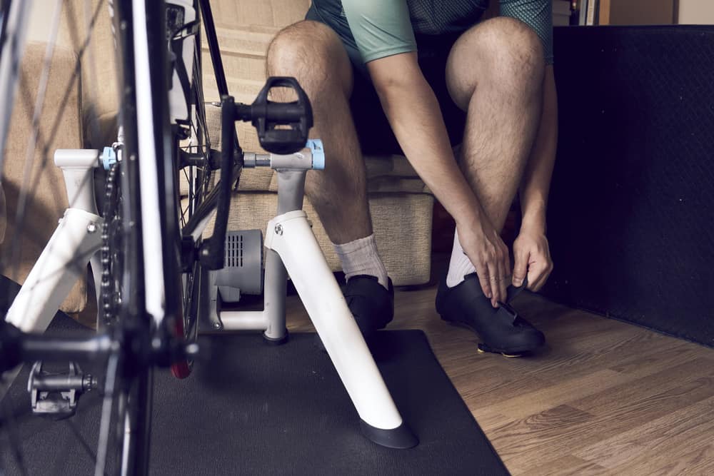 Exercise Mat on Hardwood Floors