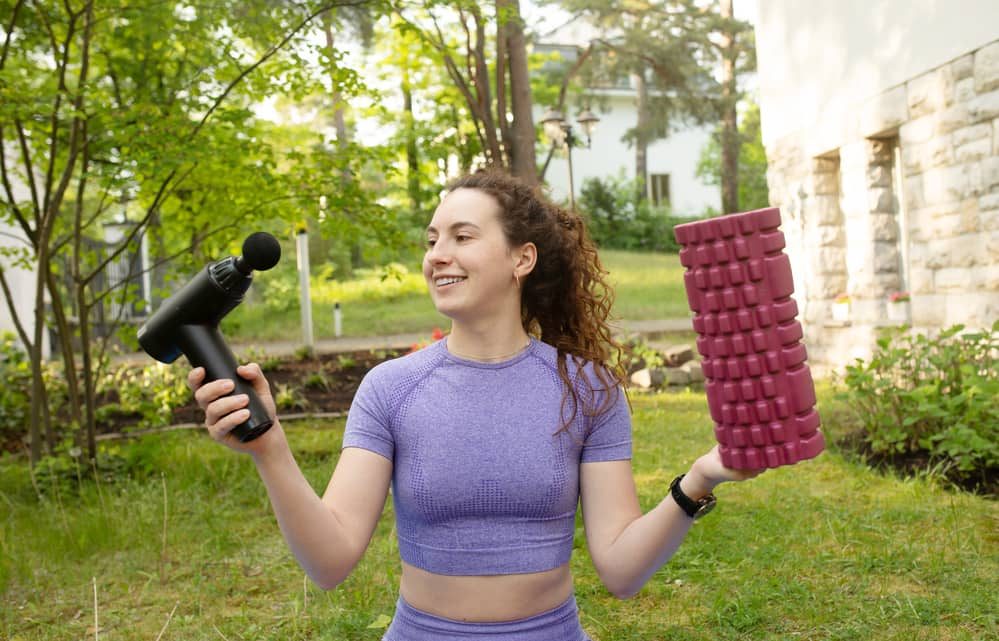 Massage Gun and Foam Roller