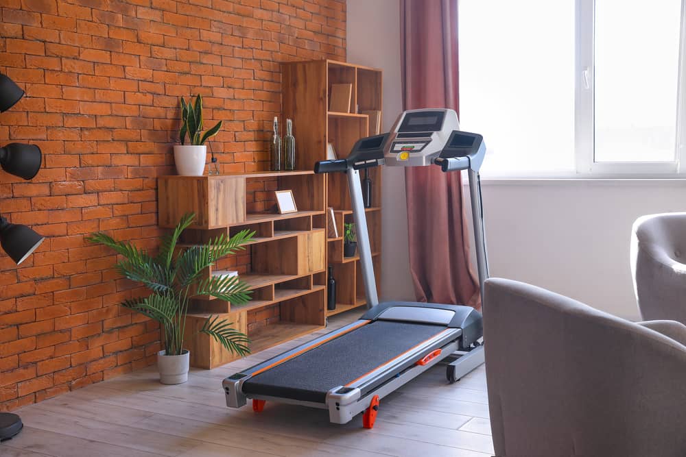 Motorised Treadmill in the Living Room